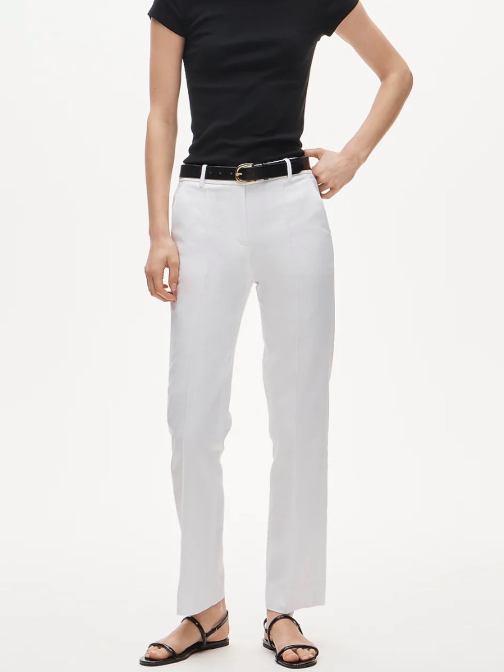 J. Crew-Stella pant in Gramercy linen blend